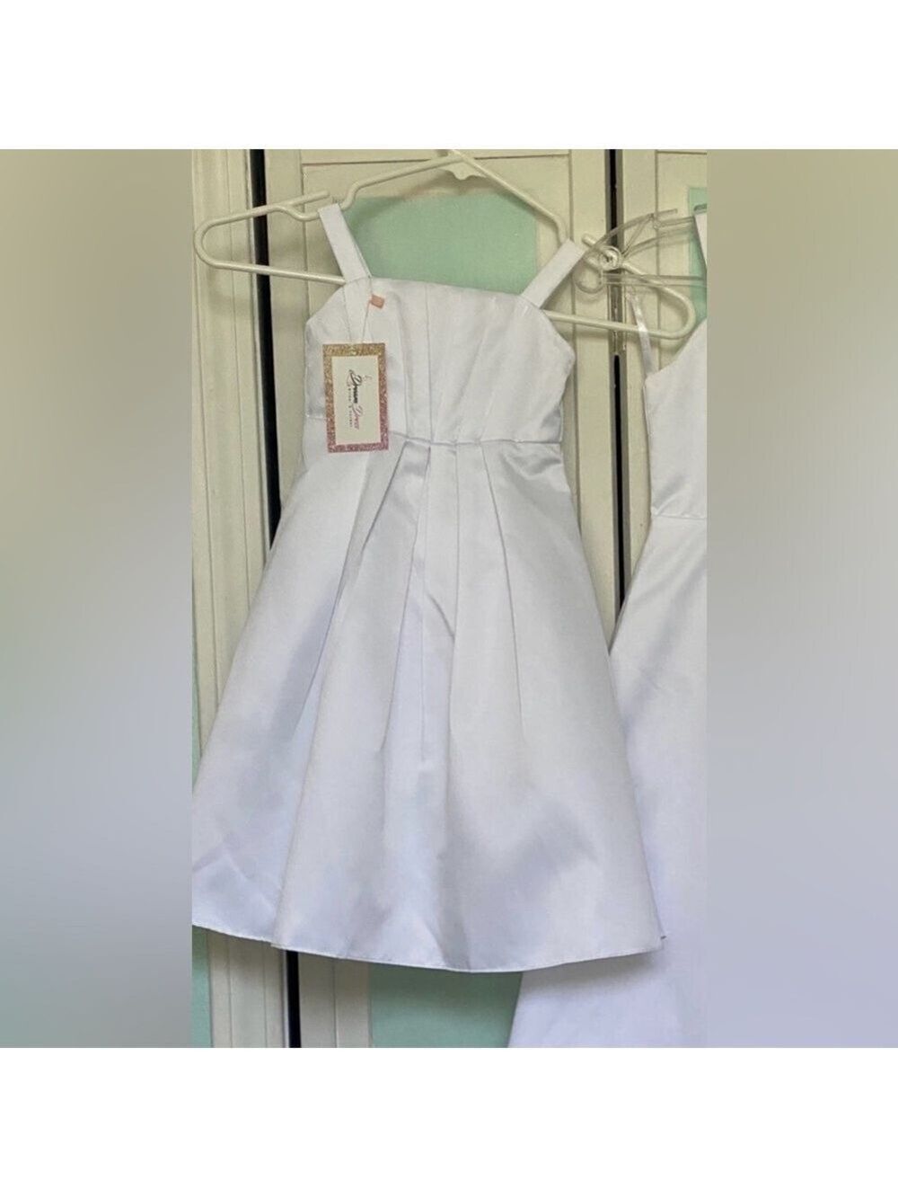 Size 2 Flower girl Flowergirl White Natural Pageant Dresses New
